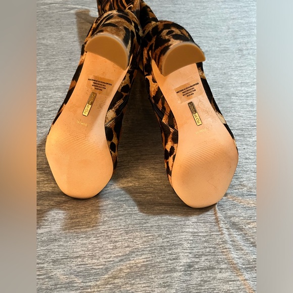Louise et Cie- size 9.5-Waldron 3 leopard high boots. Never worn. 4” heels. - Picture 3 of 6